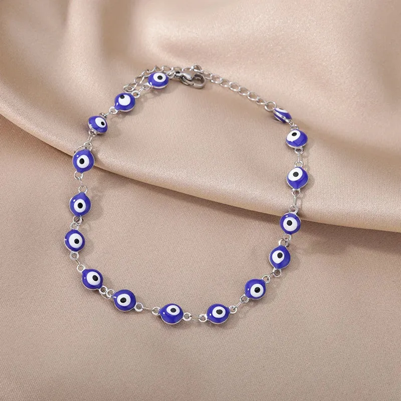 Gold Stainless Steel Pearl Anklet