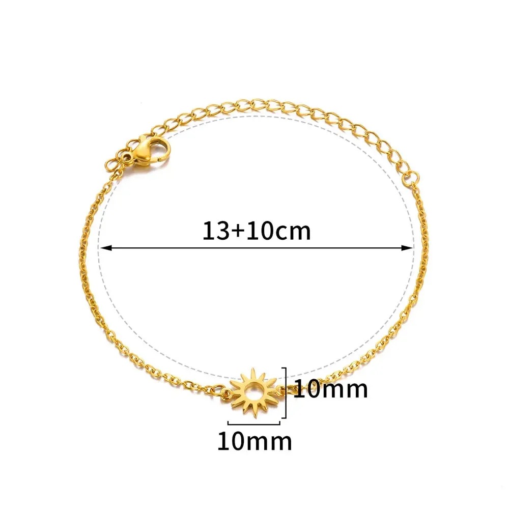 Gold Stainless Steel Pearl Anklet