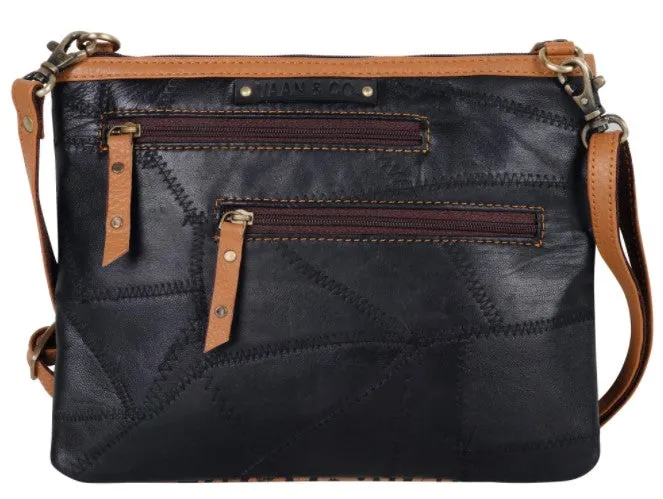 Grayson Wide Cheetah Leather Crossbody