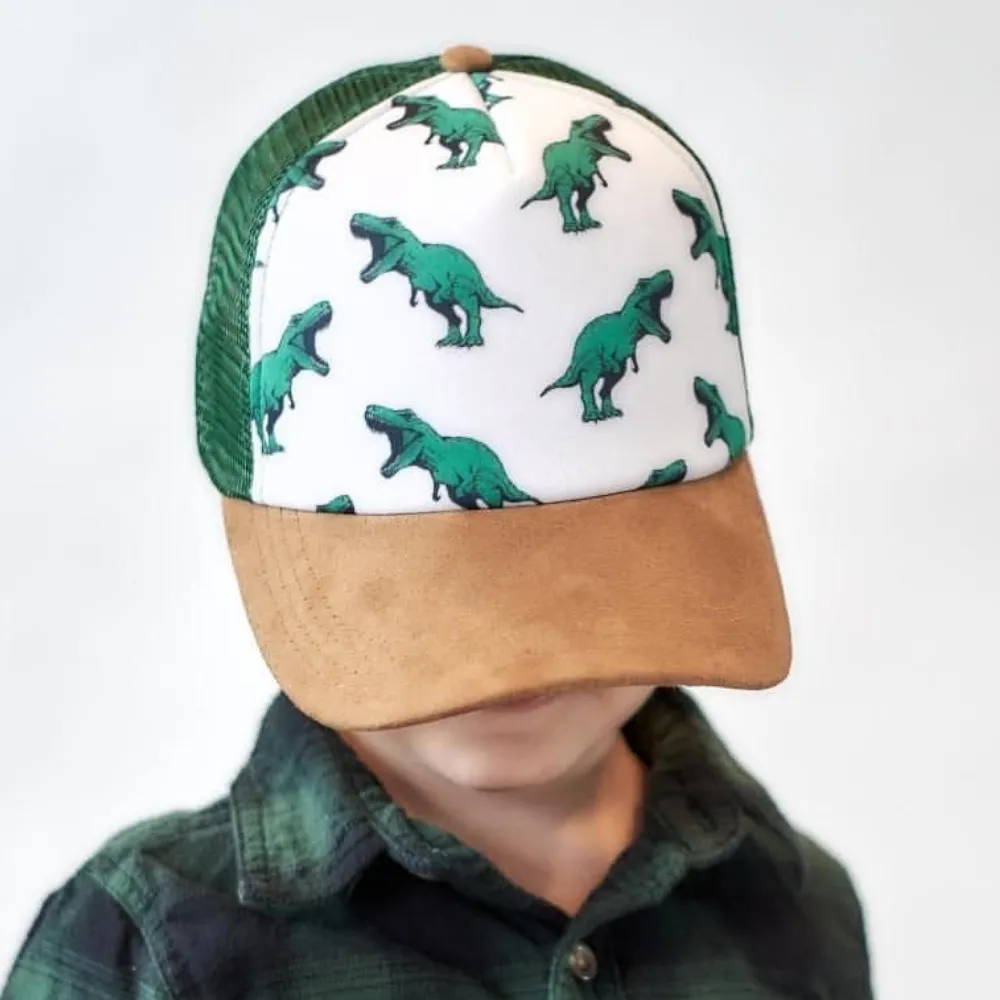 Green Dinosaur Cap