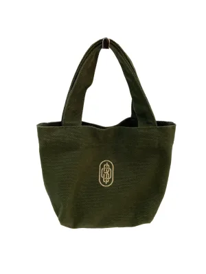 Green Mini Canvas Tote Sling Bag
