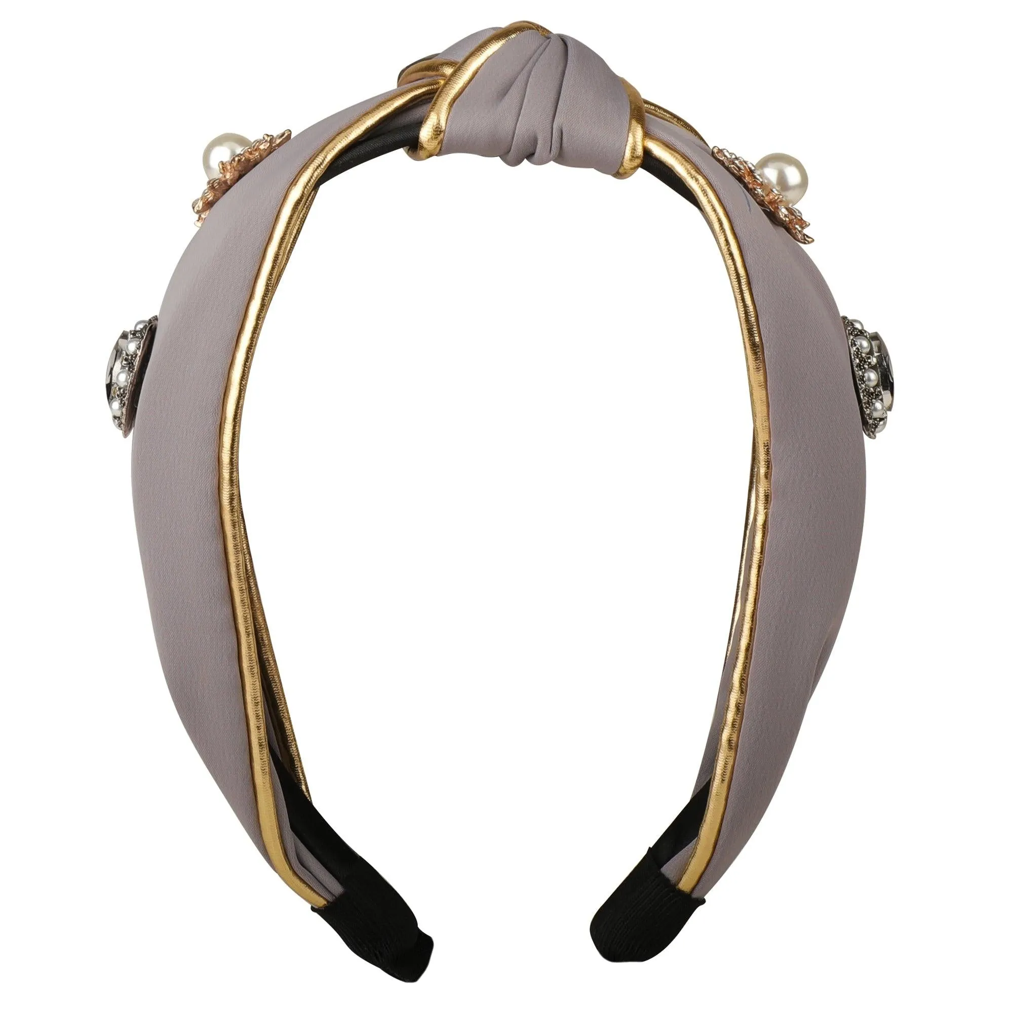 Grey Plastic Motif Galaxy Hairband