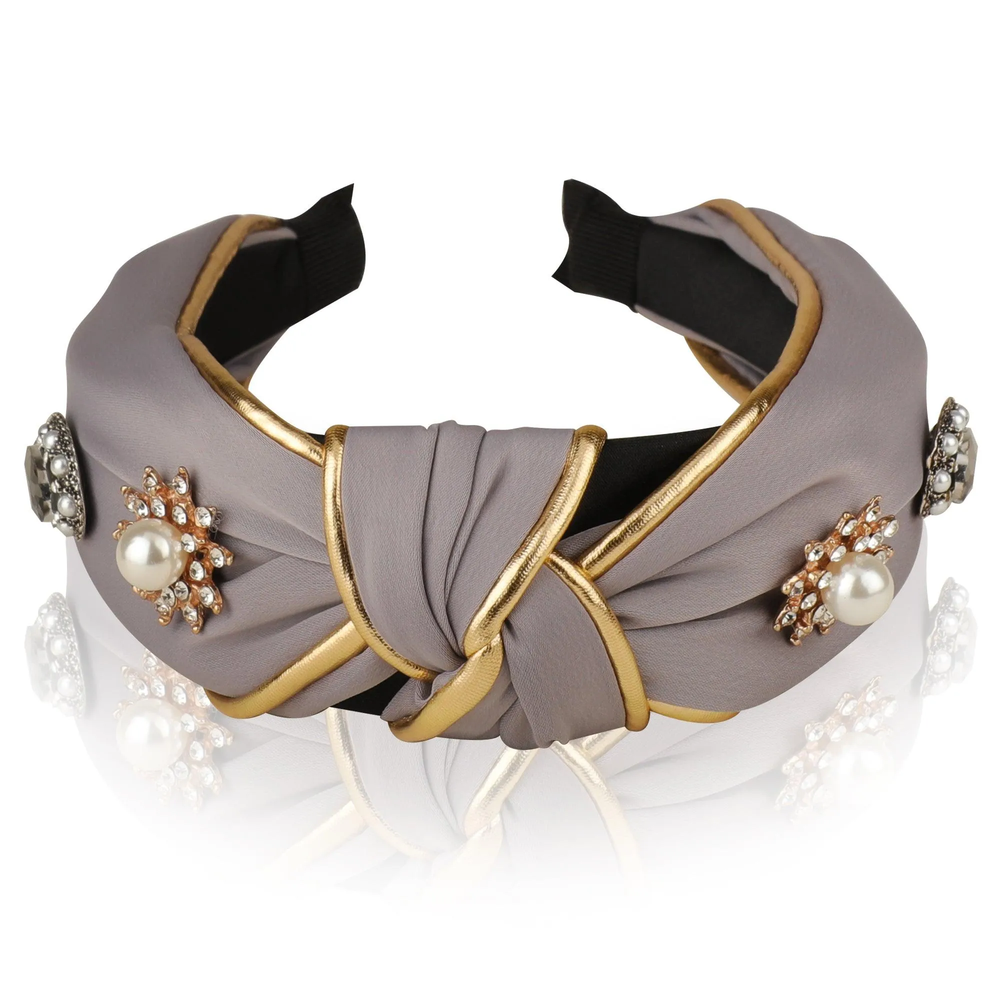 Grey Plastic Motif Galaxy Hairband