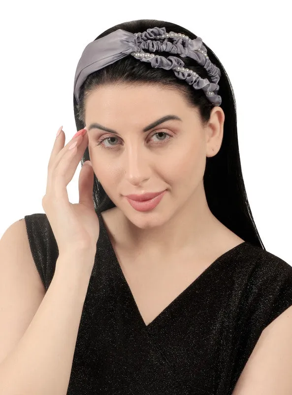 Grey Plastic Pastel Princess Hairband