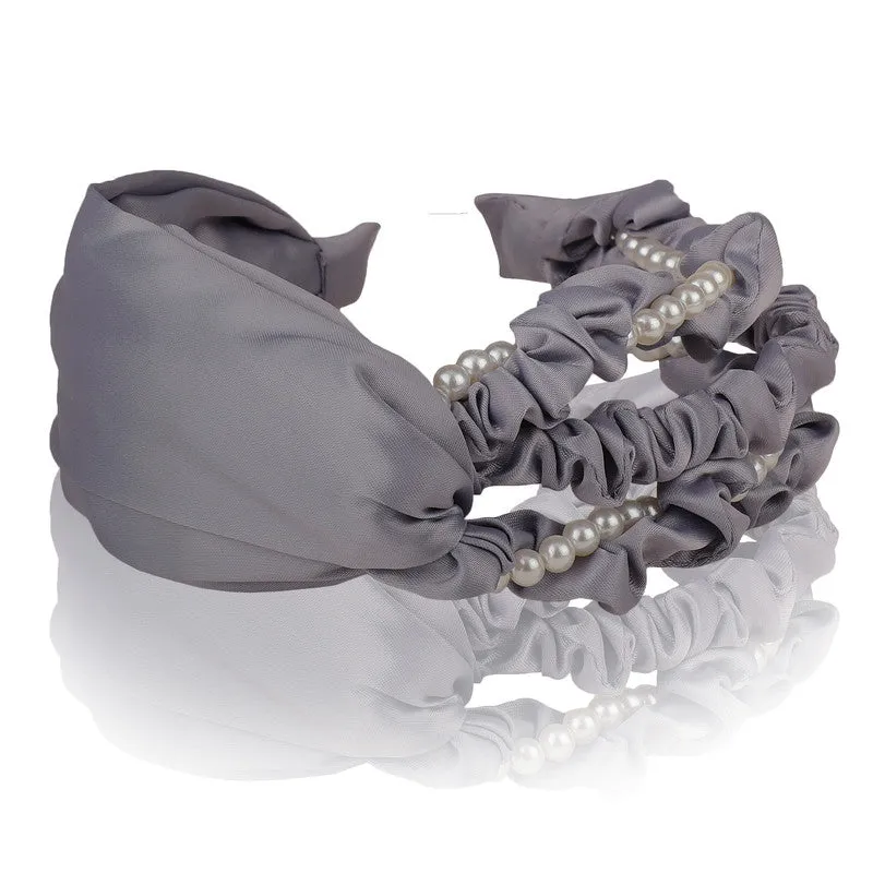 Grey Plastic Pastel Princess Hairband