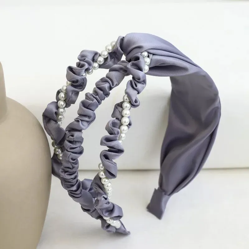 Grey Plastic Pastel Princess Hairband