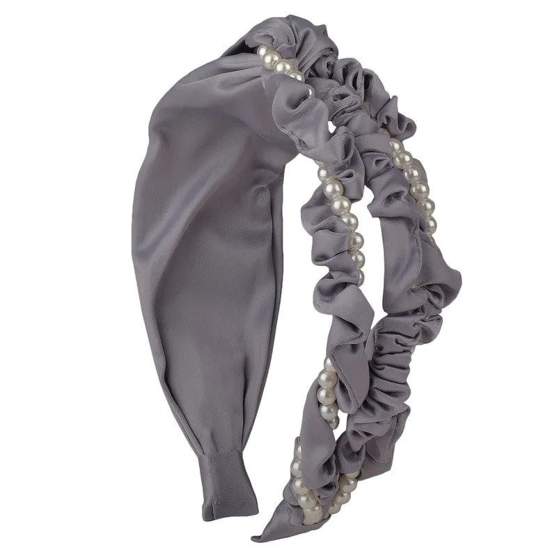 Grey Plastic Pastel Princess Hairband