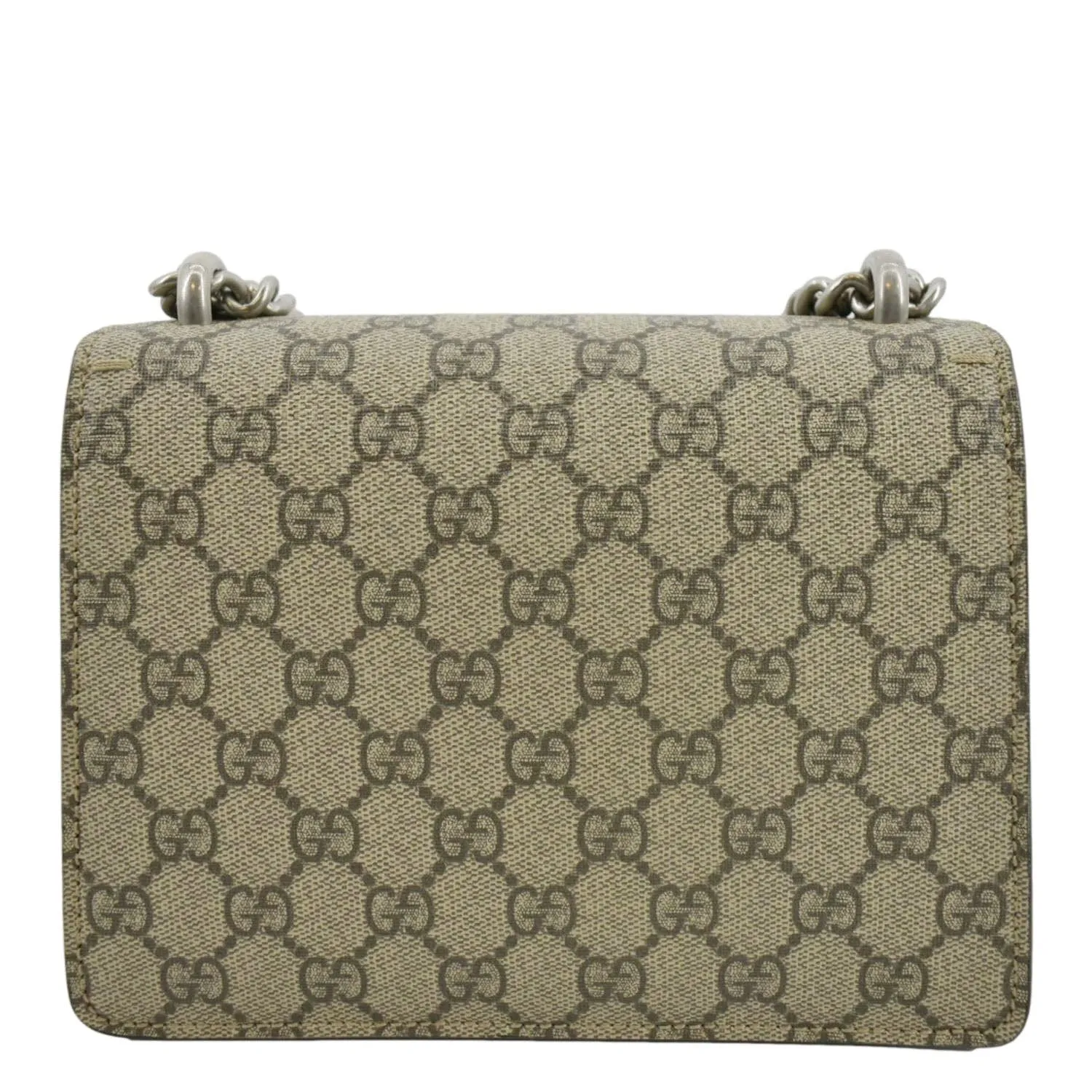 GUCCI Dionysus Mini GG Supreme Canvas Crossbody Bag Beige 421970