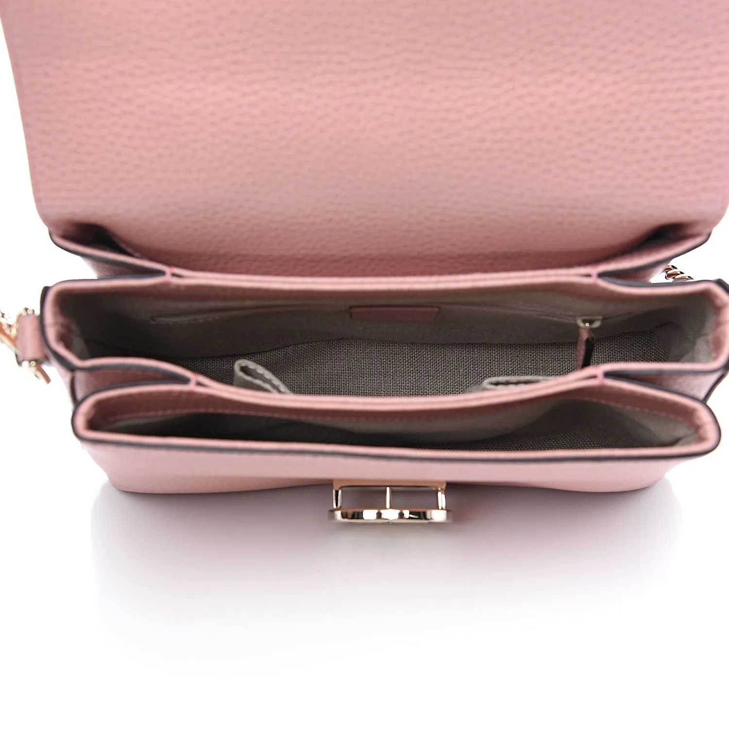 Gucci Large Top Handle Interlocking GG Crossbody in Soft Pink