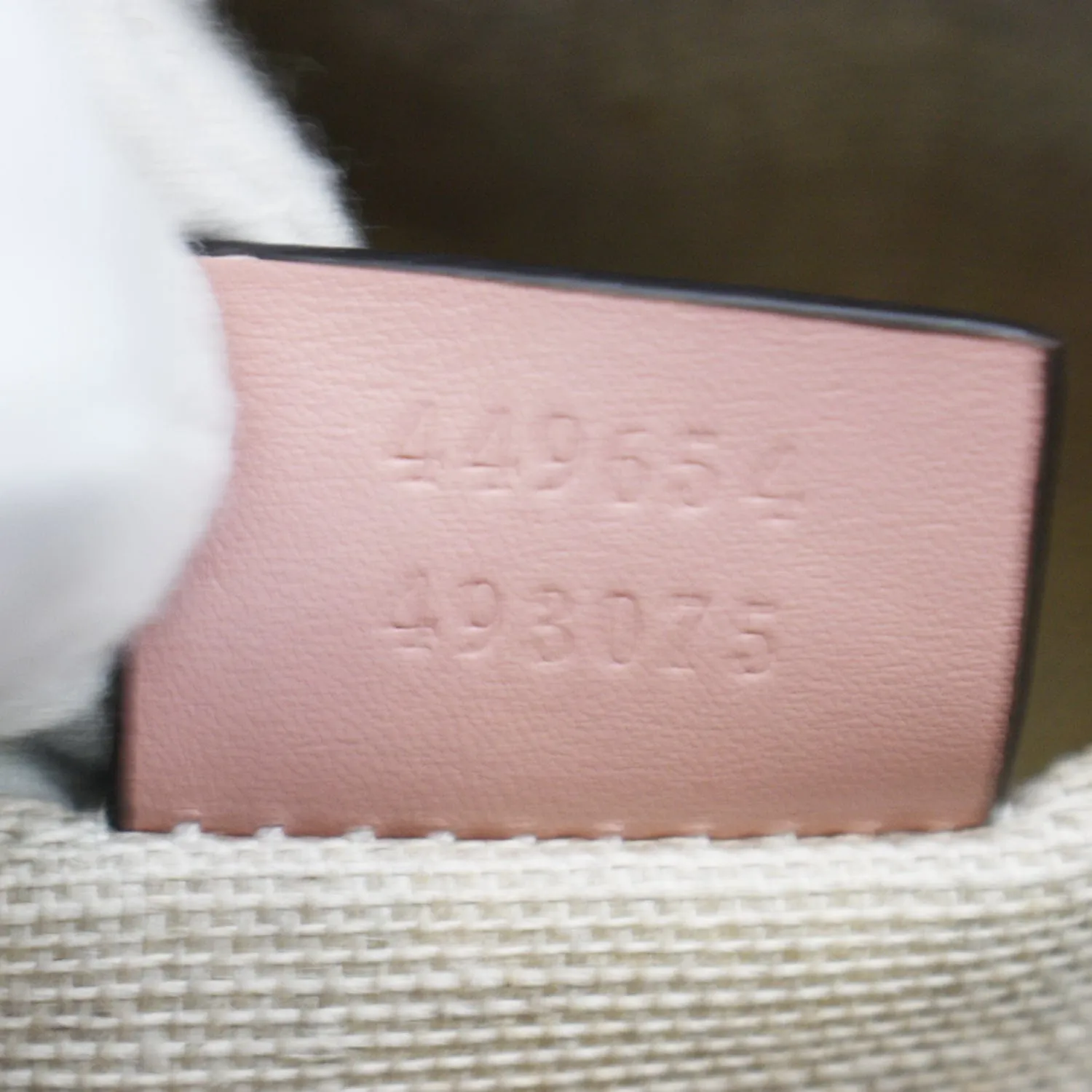 GUCCI Mini Dome Micro Guccissima Leather Shoulder Bag Pink 449654