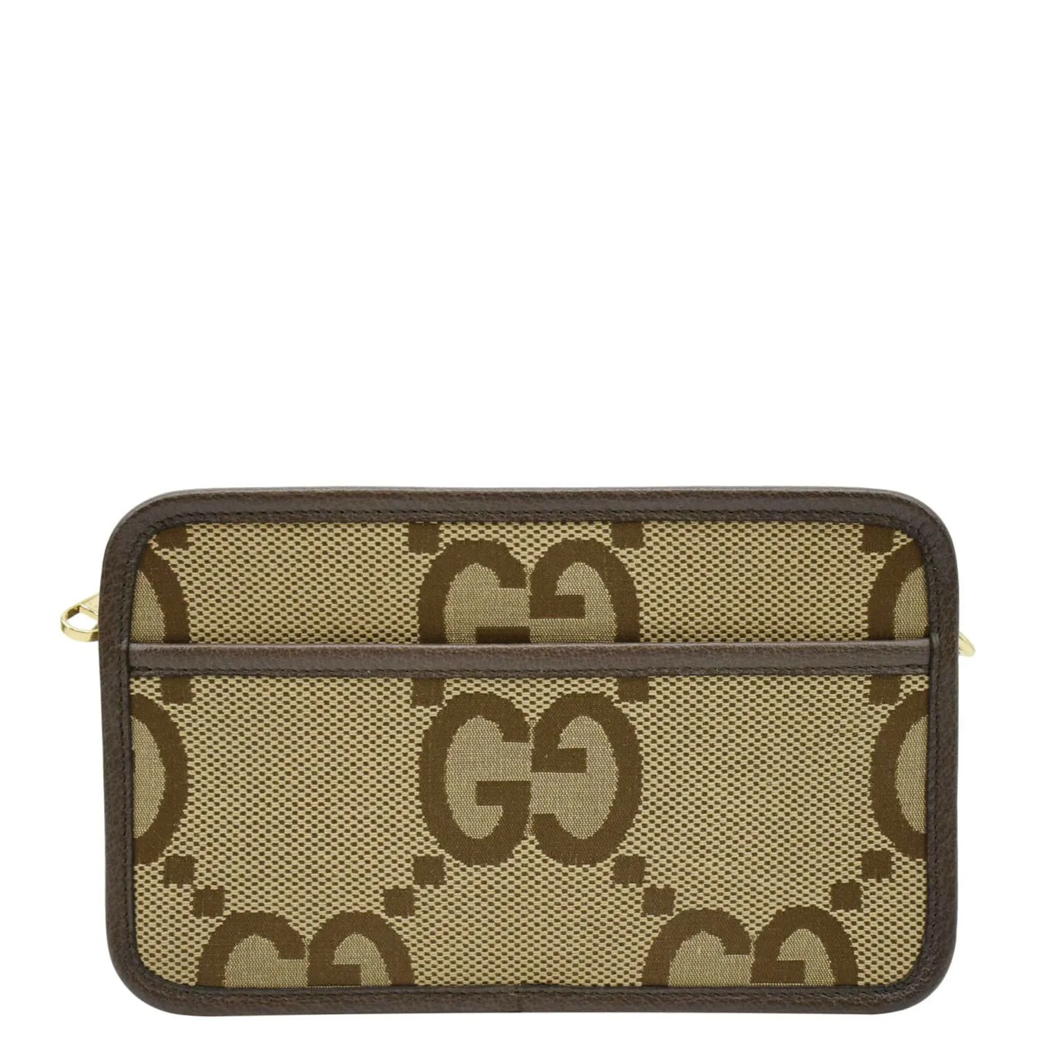 GUCCI Mini Jumbo GG Canvas Crossbody Bag Beige 696075