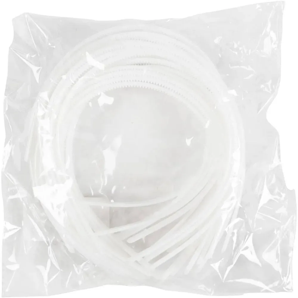 Hair Band Packs for Women - Elastic Plastic Narrow 8mm Wide White or Assorted