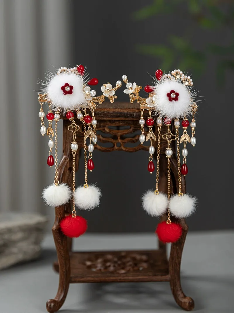 Hair Clips: Auspicious Clouds