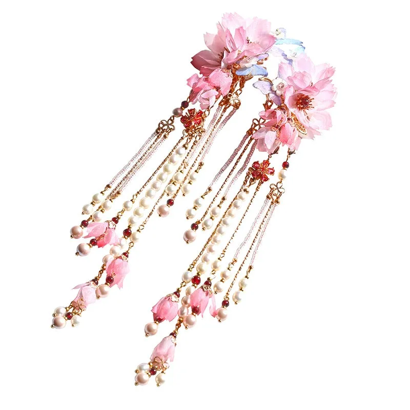 Hair Clips: Cherry Blossoms