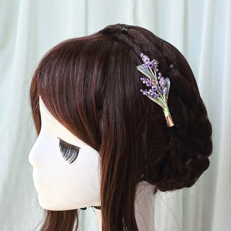 Hair Clips: Wisteria