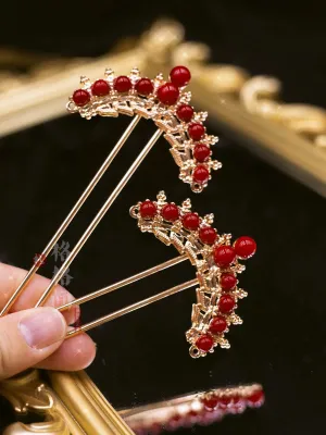 Hair Pins: Danxia