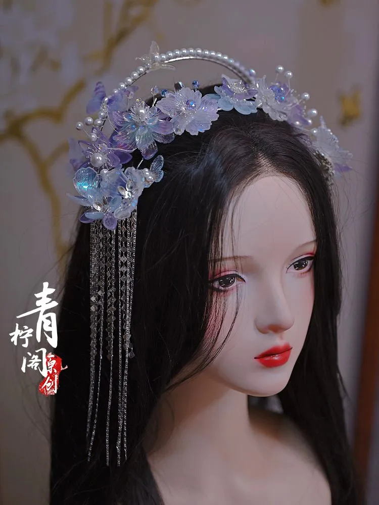Hair Pins: Glazed Flowers