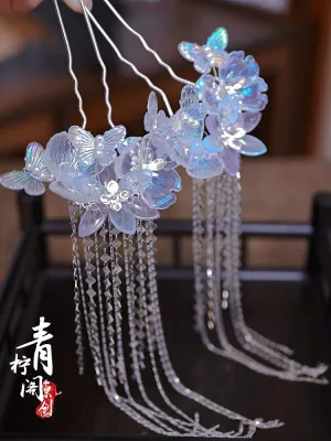 Hair Pins: Glazed Flowers