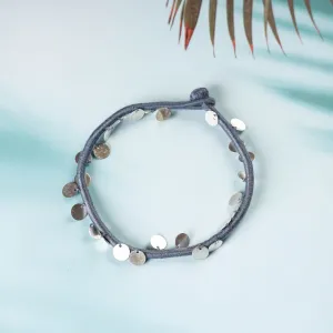 Handcrafted Patwa Thread & Sequin Work Anklet 05