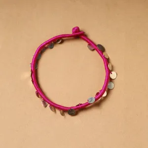Handcrafted Patwa Thread & Sequin Work Anklet 25