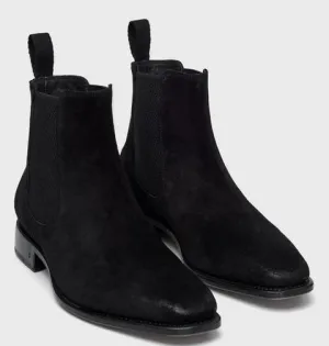 Handmade Casual Suede Chelsea Boots for Men