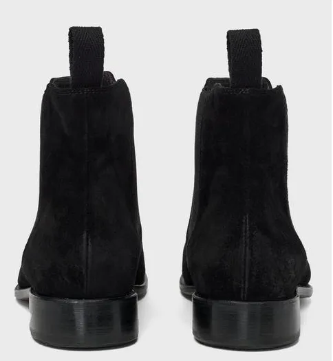Handmade Casual Suede Chelsea Boots for Men