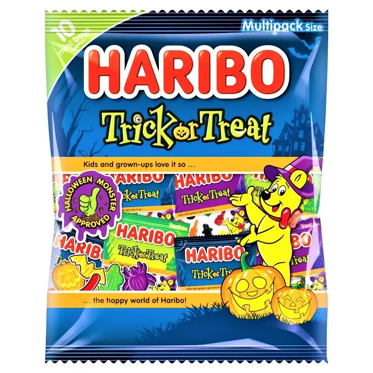 Haribo Halloween Trick or Treat 10x16g Fun Size Bags Multipack 160g