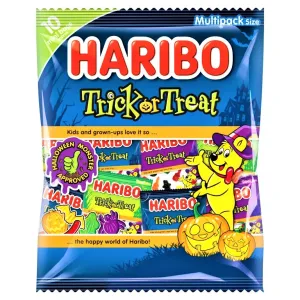 Haribo Halloween Trick or Treat 10x16g Fun Size Bags Multipack 160g