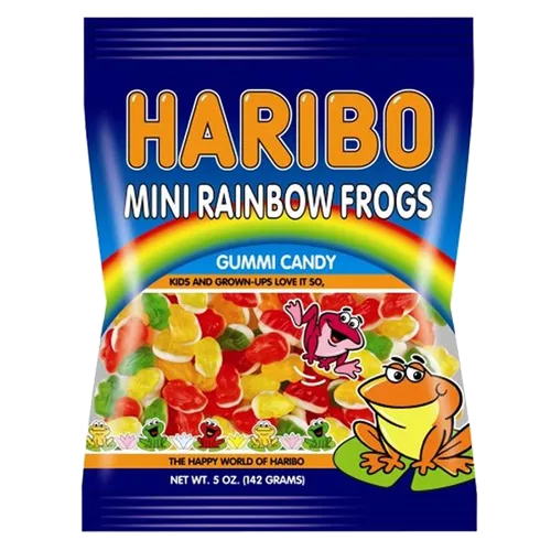 Haribo Mini Rainbow Frogs  [142g] - USA