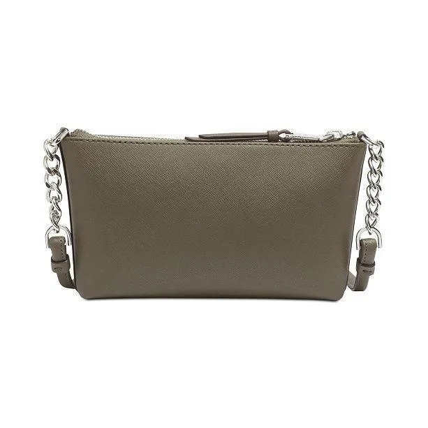 Hayden Saffiano Leather Chain Crossbody