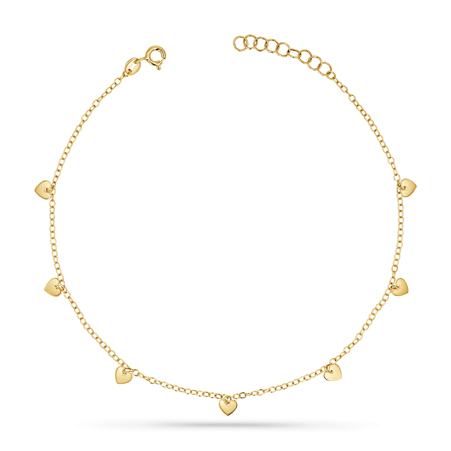 Heart Station Chain Anklet
