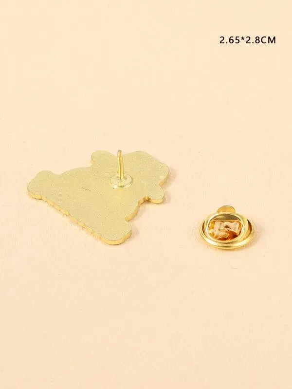 He/Him Frog Pin