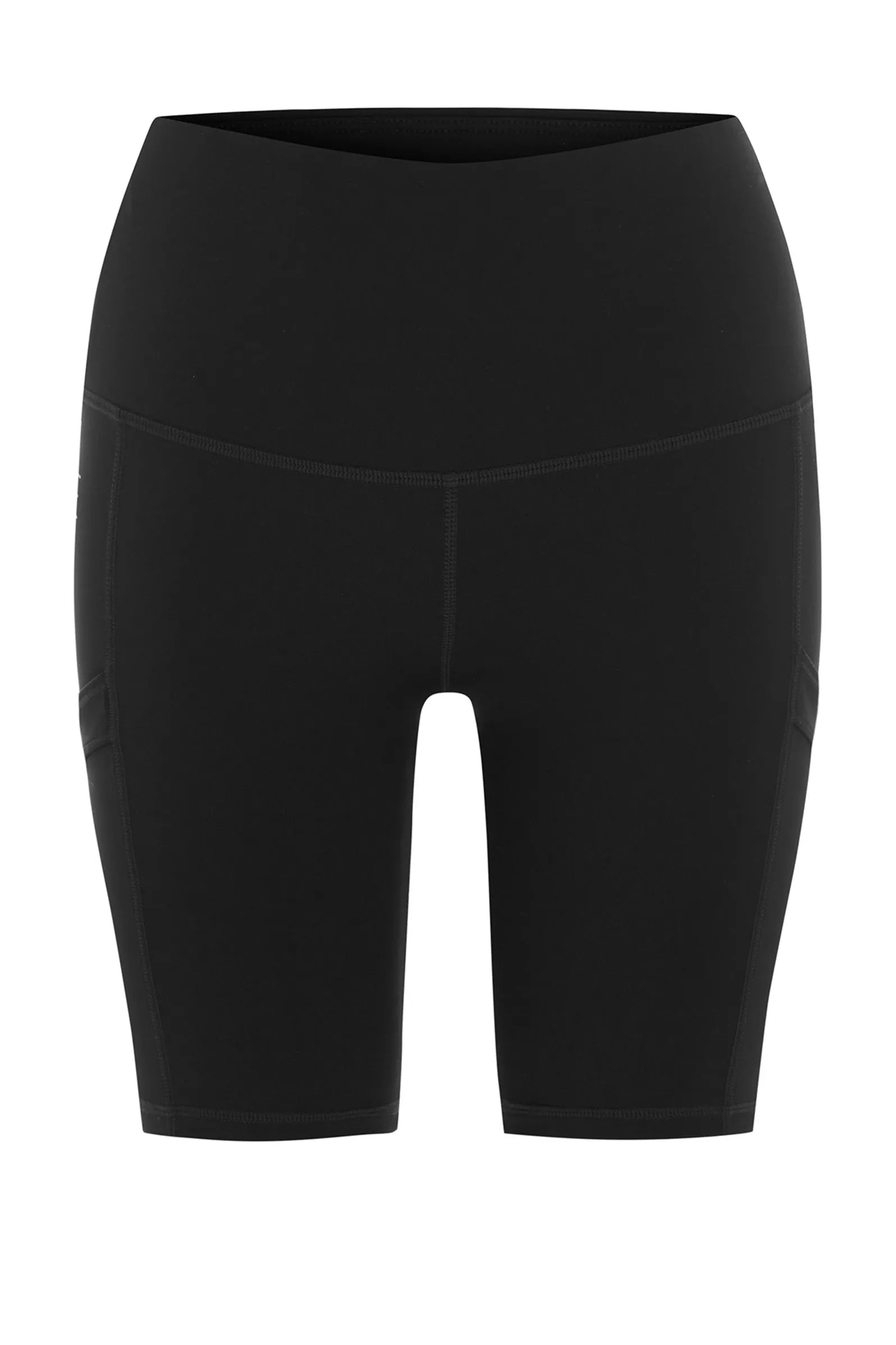 Helen 3 Pocket Womens Mid Bike Shorts Black