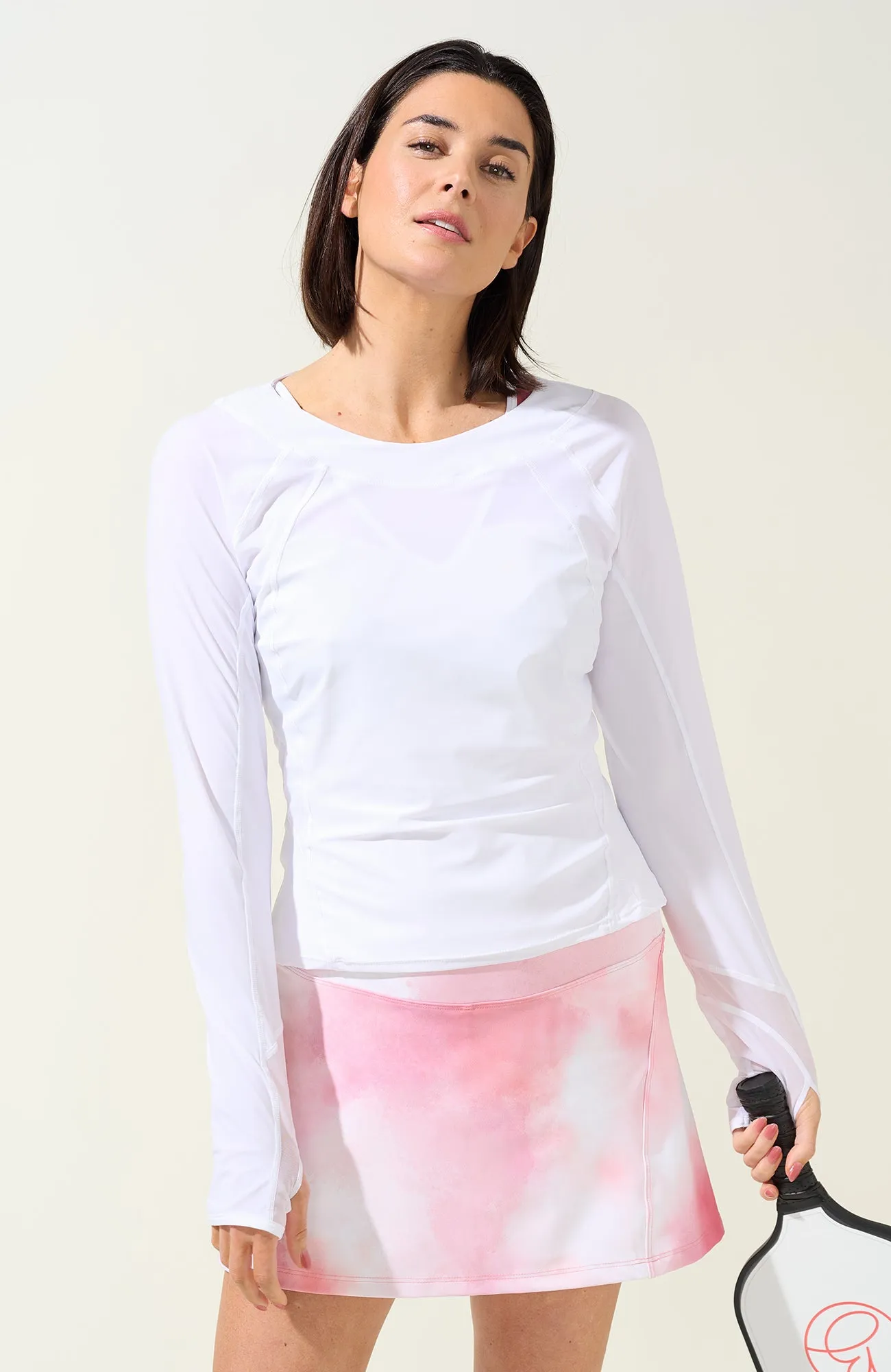 Her Majesty Long Sleeve Top Cloud White