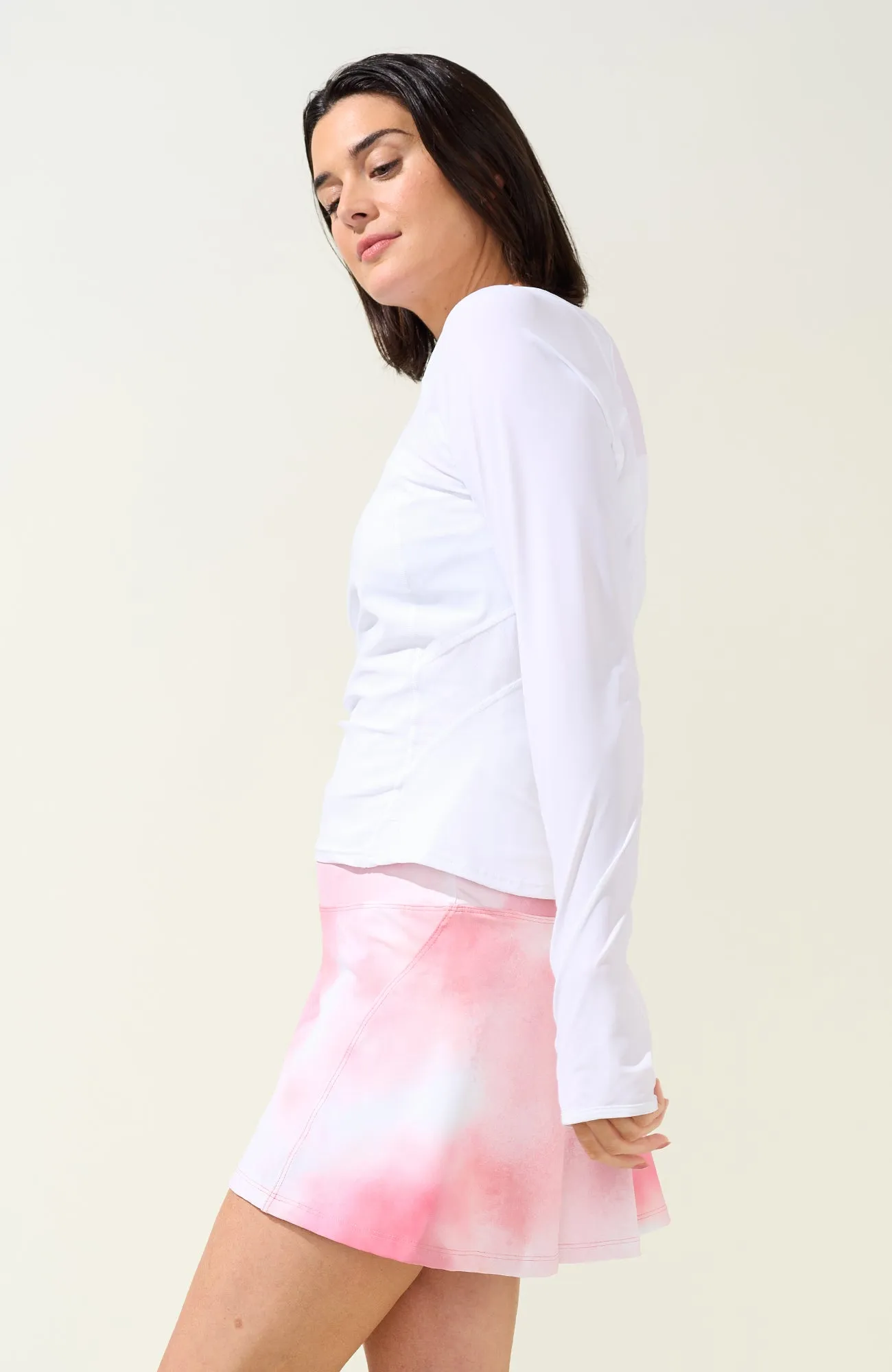 Her Majesty Long Sleeve Top Cloud White