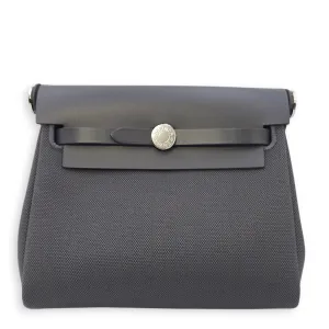 Herbag Mini Ardoise in Vache Hunter/Toile, Palladium hardware