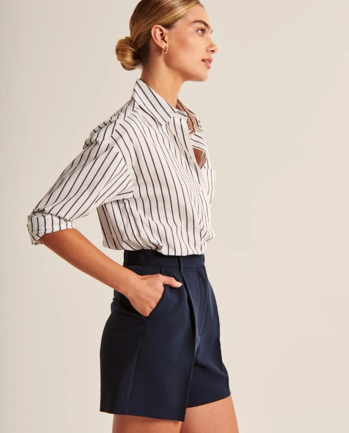 High Rise Tailored Short