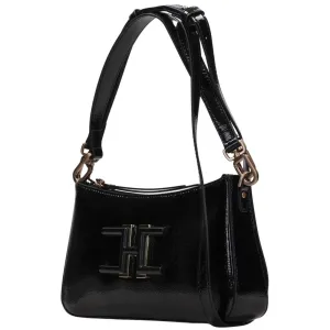 Hispanitas Black Leather Shoulder Bag