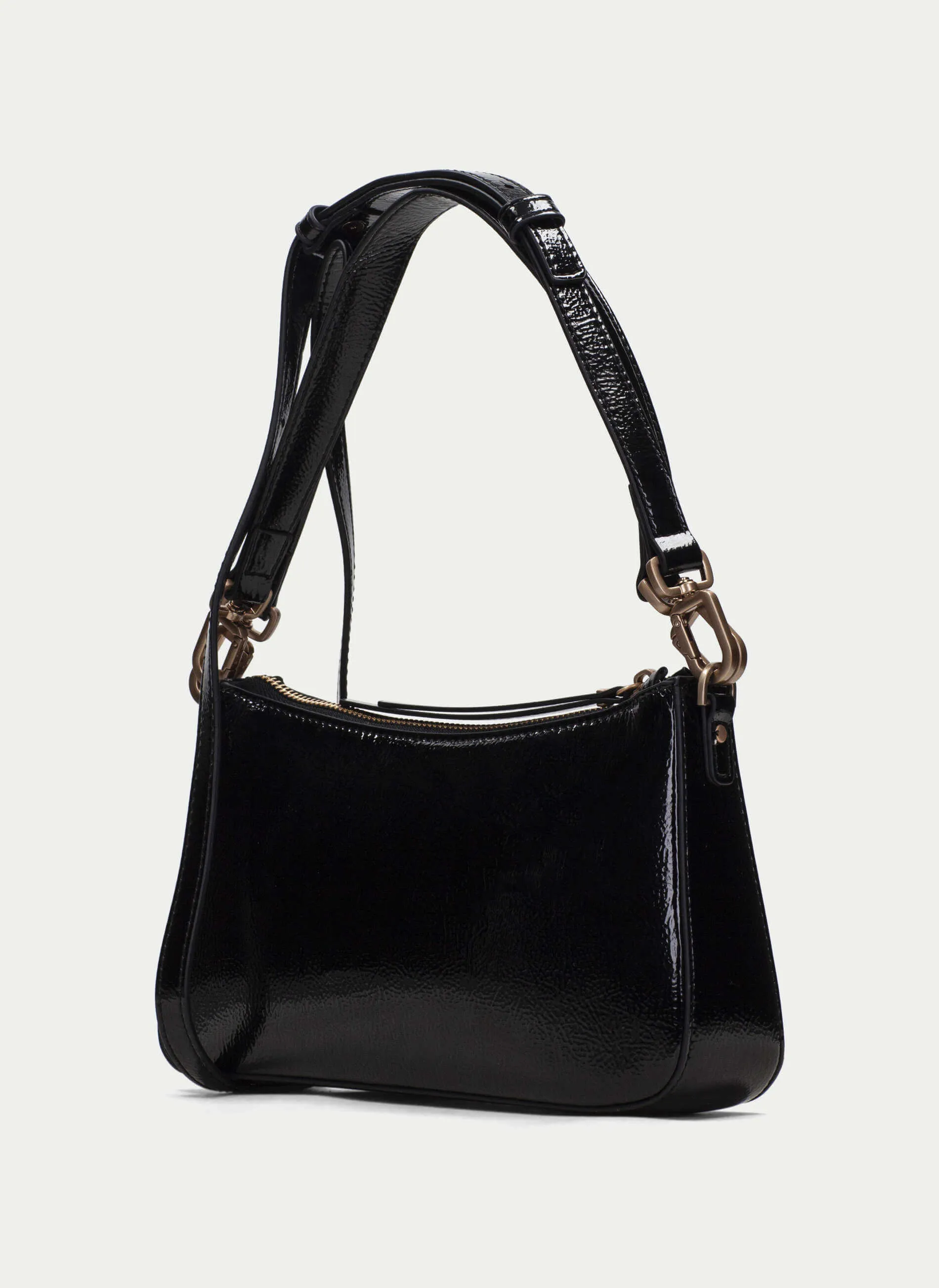 Hispanitas Black Leather Shoulder Bag