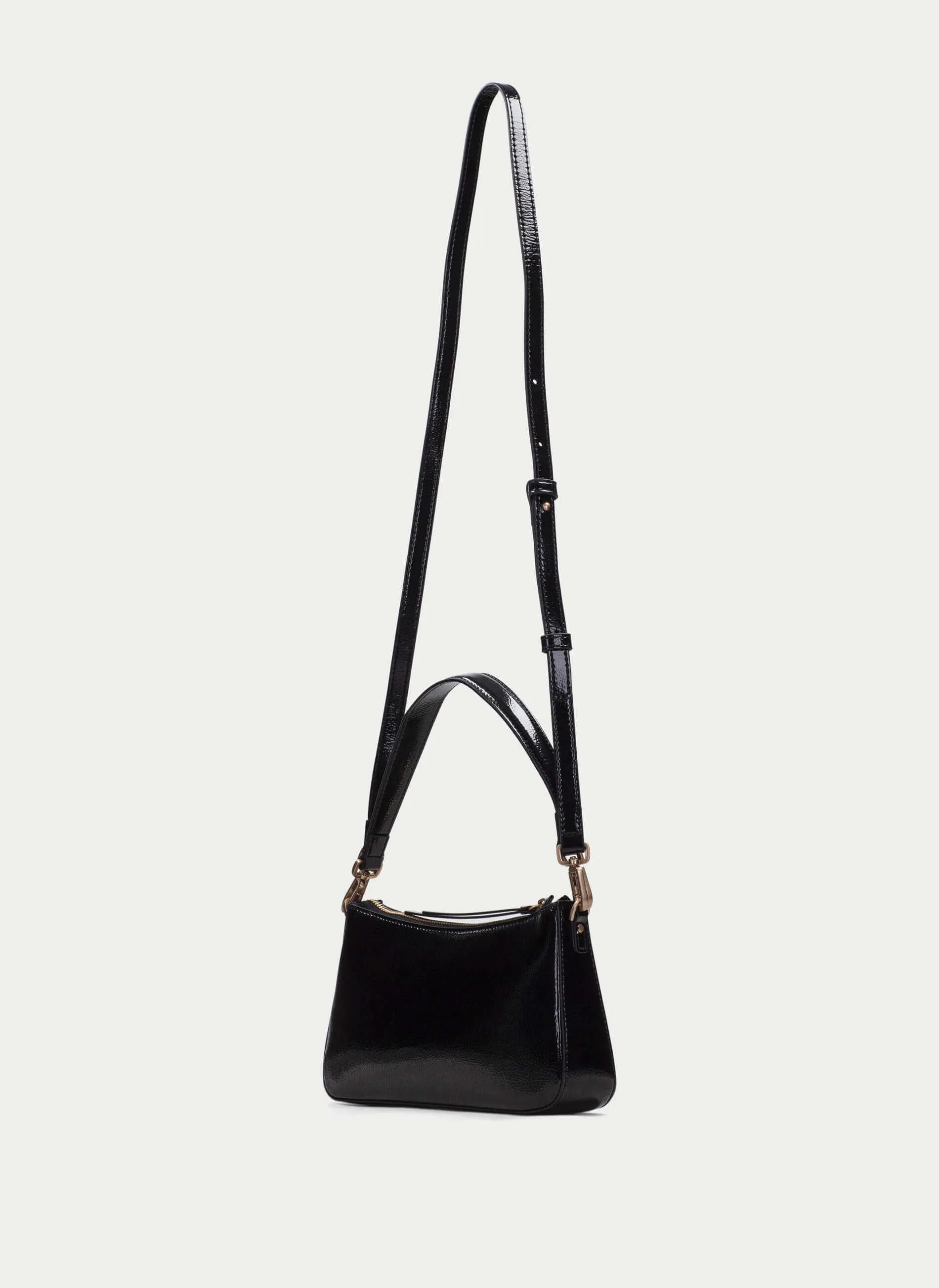Hispanitas Black Leather Shoulder Bag