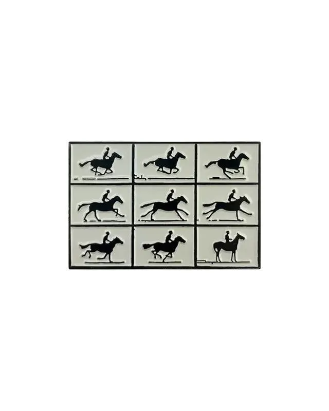Horse in Motion Enamel Pin