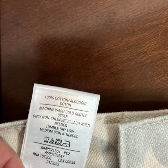 Hudson Lori High Rise Camo Cutoff Jean Shorts Size 24