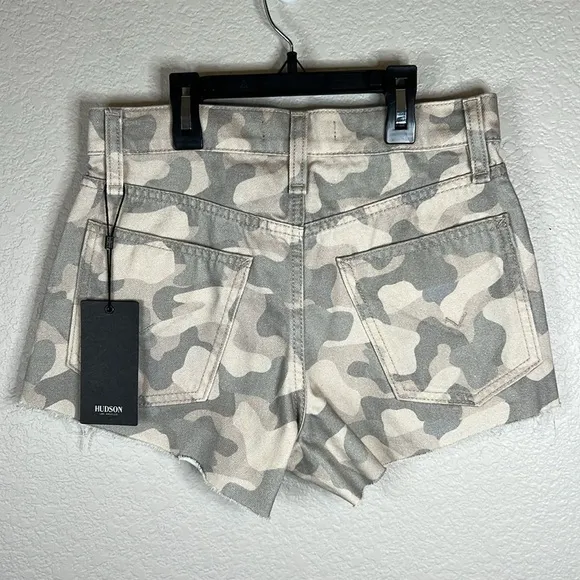 Hudson Lori High Rise Camo Cutoff Jean Shorts Size 24