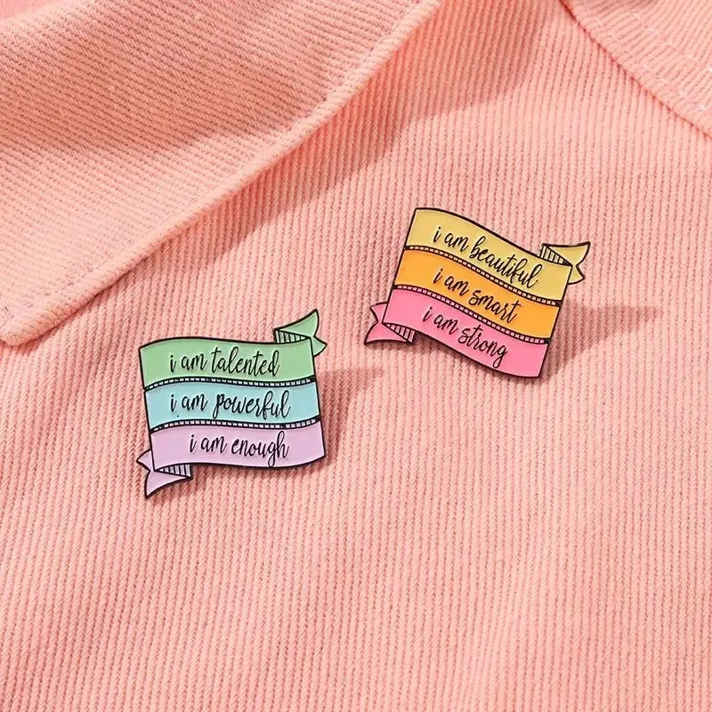 I Am Beautiful Brooch Enamel Pin