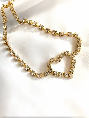 Icy Heart Anklet