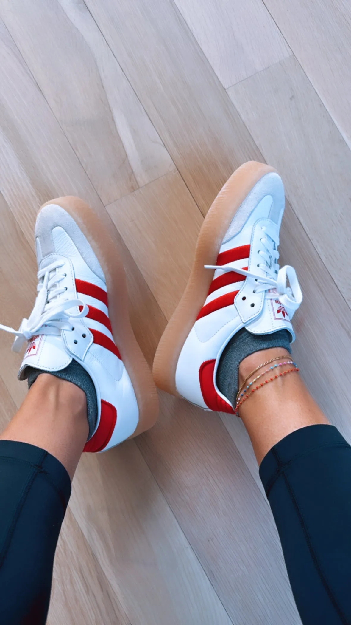 Italian Enamel Chain Anklets