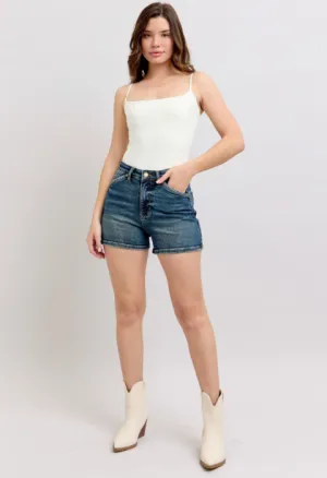 Judy Blue® High Waisted Shield Back Pocket Shorts