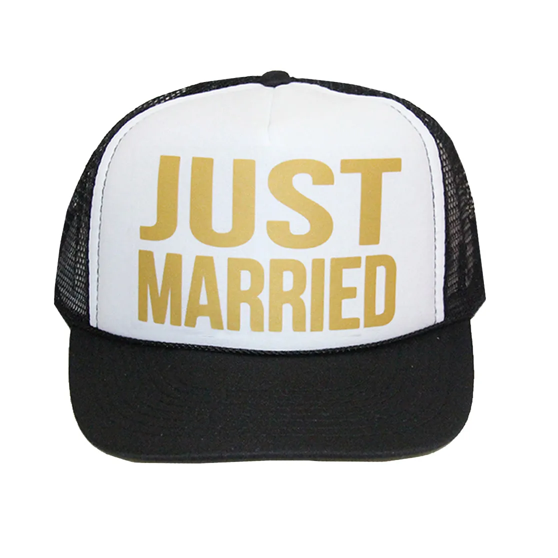 JUST MARRIED Trucker Hat