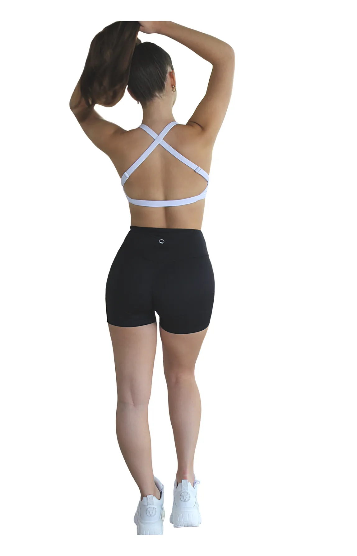 Kali Seamless High Rise Yoga Shorts - Black