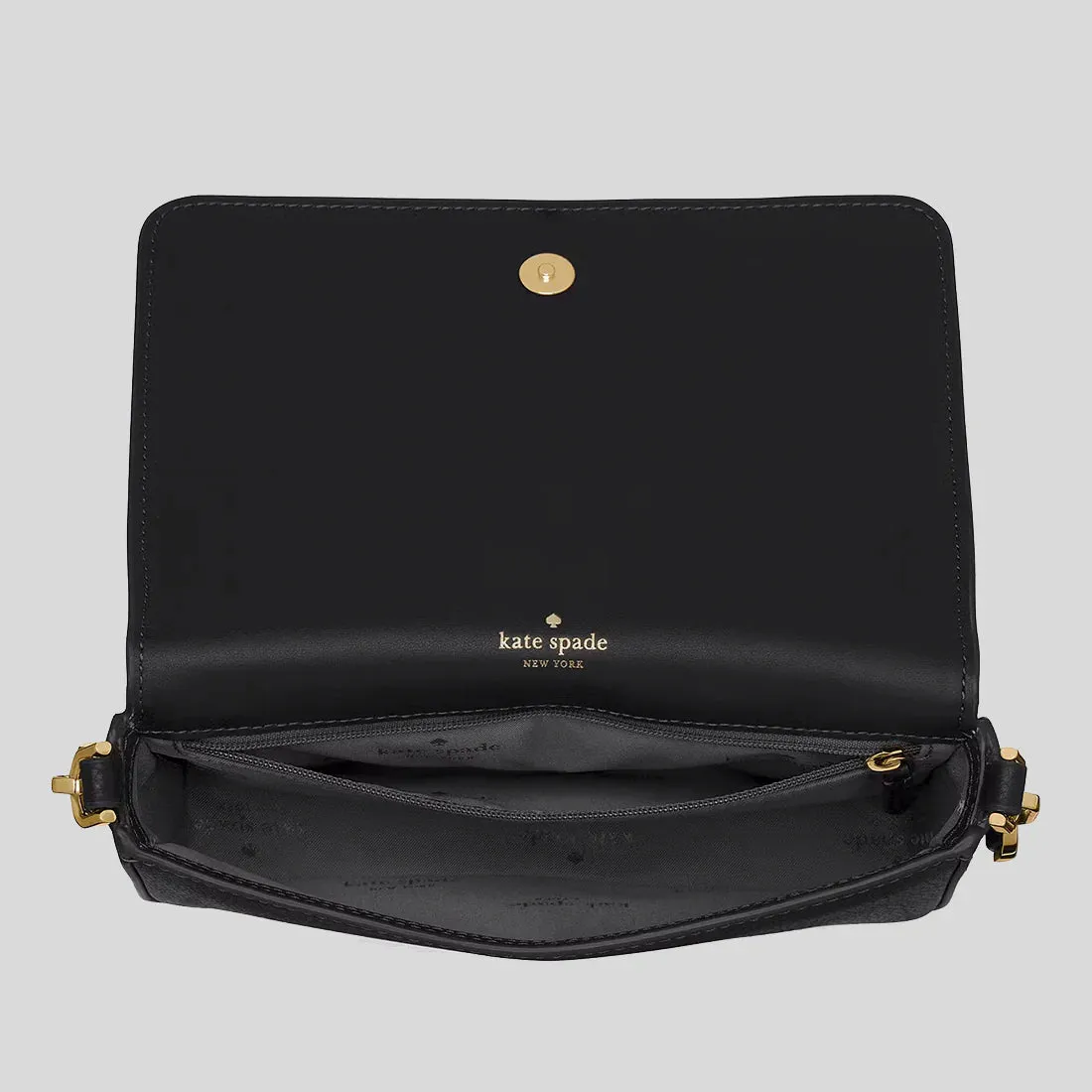 KATE SPADE Lena Mini Flap Crossbody Bag Black RS-KH784
